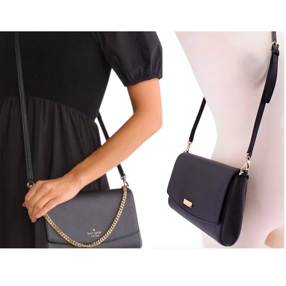 Kate Spade ♠️  Black Crossbody Purse with 22" adjustable strap - Picture 10 of 10